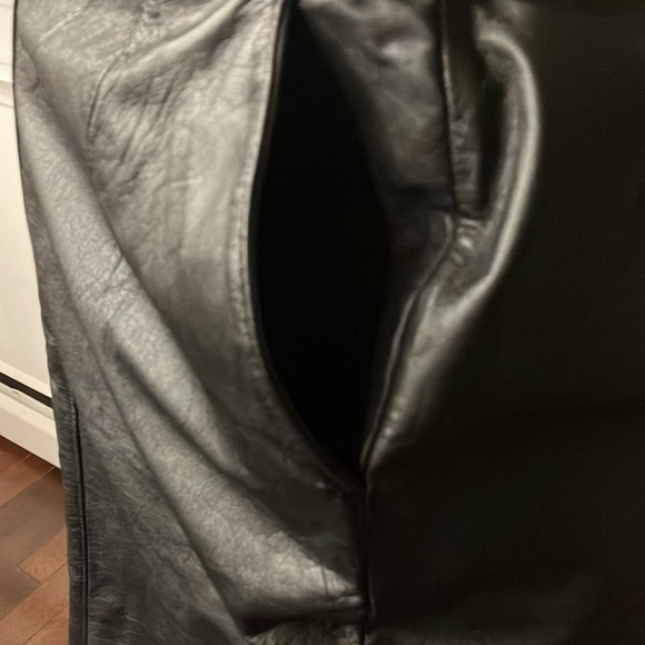 Leather skirt vintage custom - Picture 3 of 7